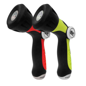 Aqua Joe One Touch Adjustable Hose Nozzle | Smart Throttle Control | 2-Pack (Colors Will Vary)*