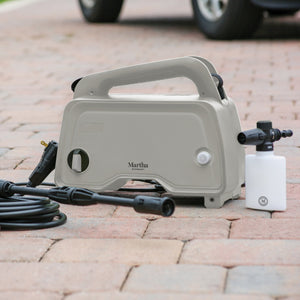 Martha Stewart MTS-1300PW-MPL Electric Pressure Washer with Adjustable Spray Wand | 1450 Max PSI | 11 Amp | 1.4 GPM (Slate)