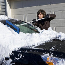 Load image into Gallery viewer, Snow Joe Telescoping Snow Broom with Ice Scraper (Certified Refurbished)
