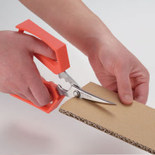 Load image into Gallery viewer, Nisaku OSHIBASAMI Stainless Steel Scissor, Red

