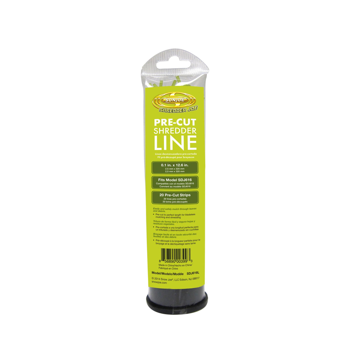 Sun Joe Shredder Joe Pre-Cut Replacement Leaf Mulcher/Shredder Line ...