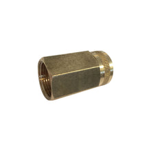 Load image into Gallery viewer, Sun Joe Dual Swivel Brass Connector 3/4-Inch x 2-Inch Garden Hose to Pipe End (SPX Series)
