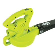 Load image into Gallery viewer, Sun Joe SBJ601E-RM 2-Speed Electric Blower | 215 MPH | 10 Amp | Green (Certified Refurbished)
